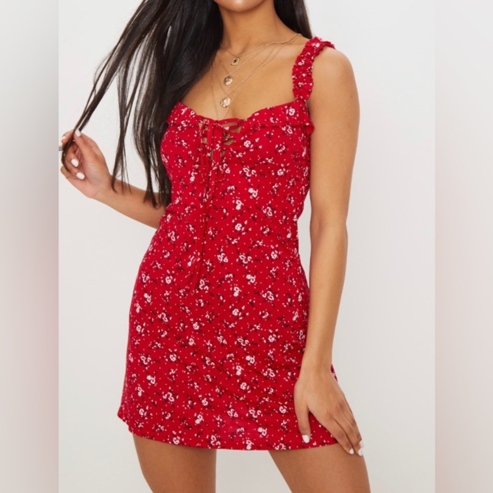 NWOT PLT Floral Mini Shift Dress